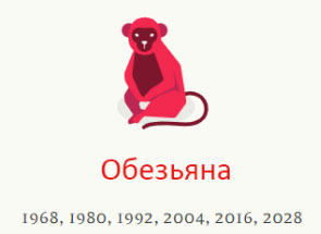 Год обезьяны